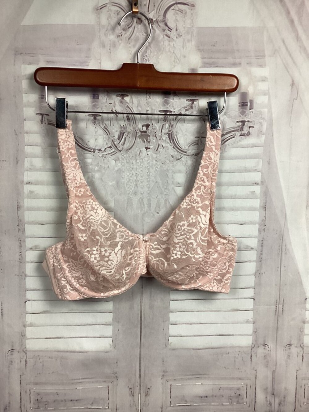 Cacique Bra Lace Pink Peach 38C - Picture 7 of 7